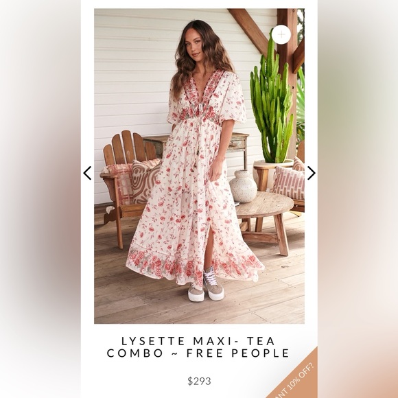 Free People Lysette Floral Maxi Dress - Picture 4 of 16